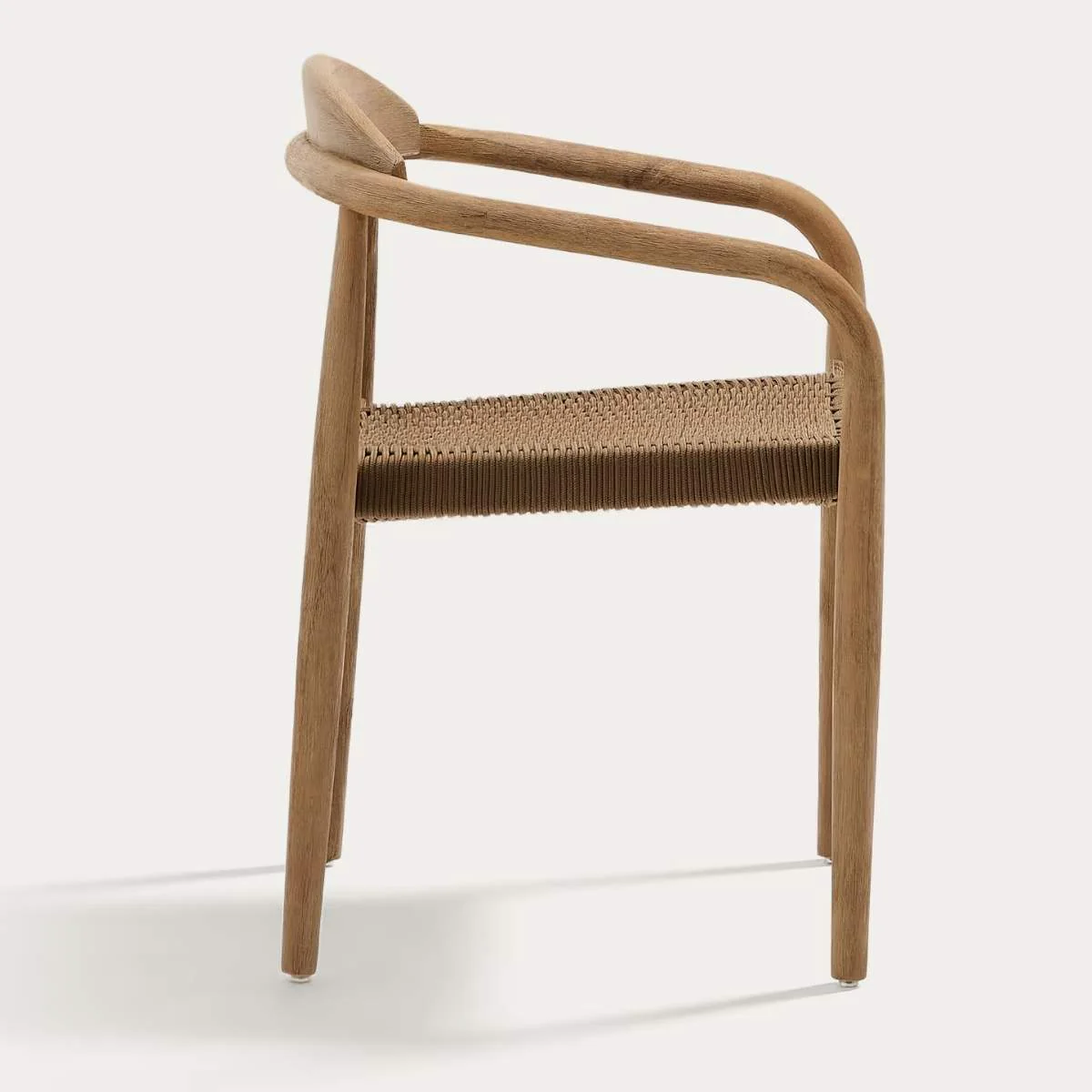 Kave Home Nina stackable chair in FSC 100% solid acacia wood and ecru rope cord - Image 50