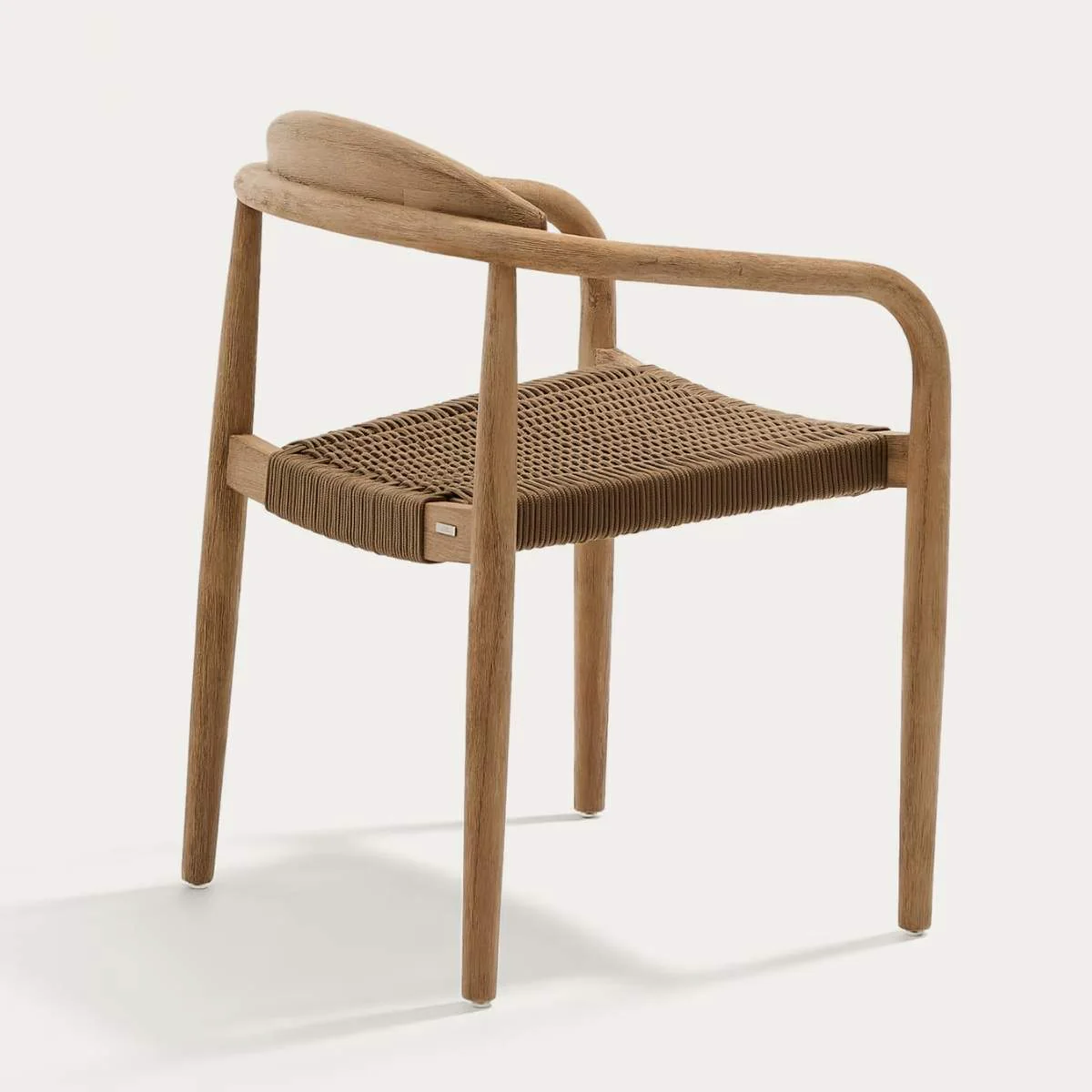 Kave Home Nina stackable chair in FSC 100% solid acacia wood and ecru rope cord - Image 51