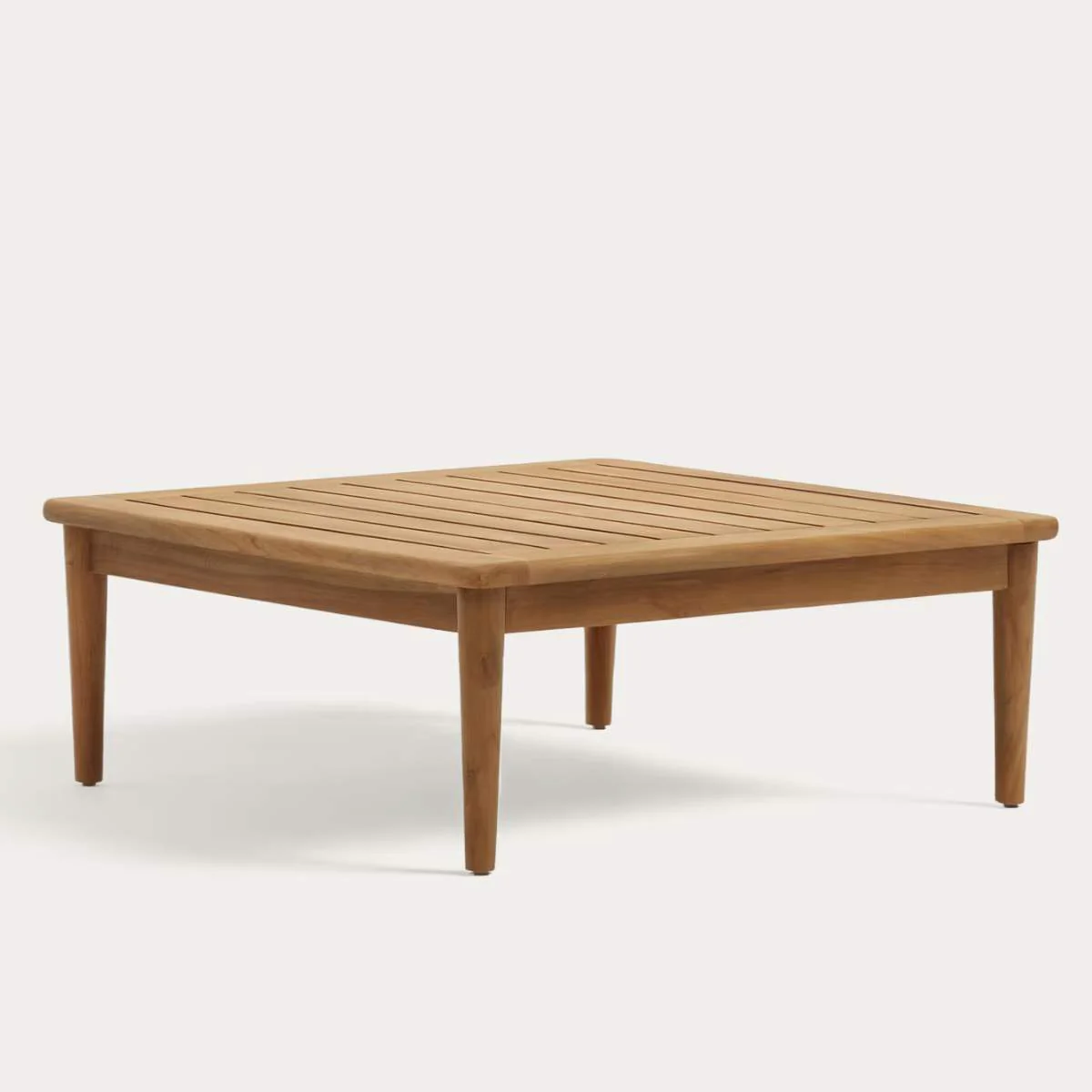Kave Home Portitxol solid teak coffee table, 80 x 80 cm - Image 2