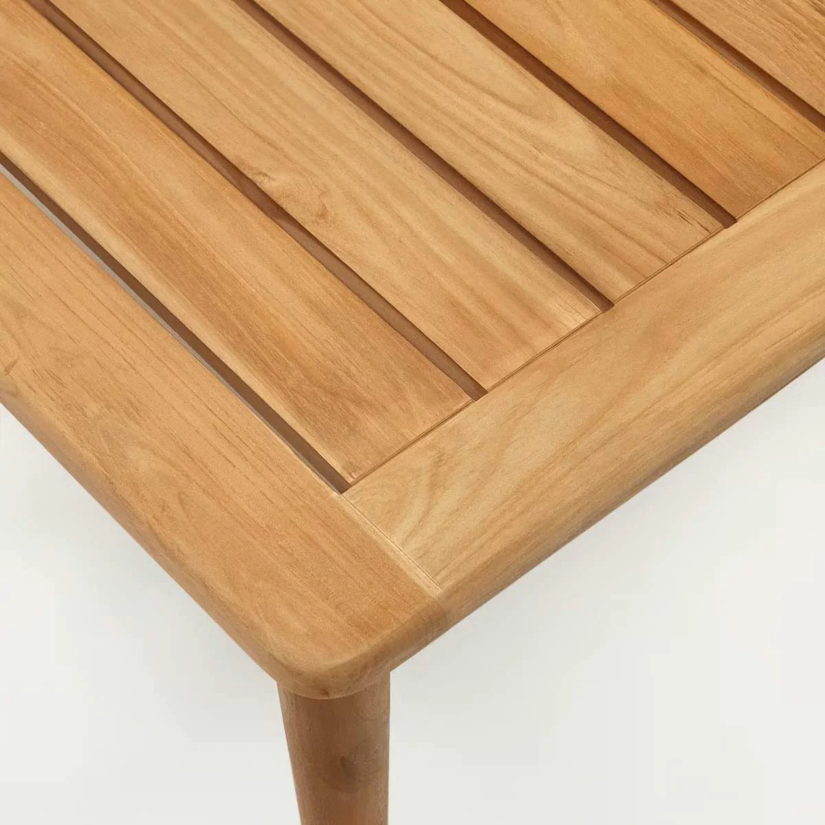 Kave Home Portitxol solid teak coffee table, 80 x 80 cm - Image 4