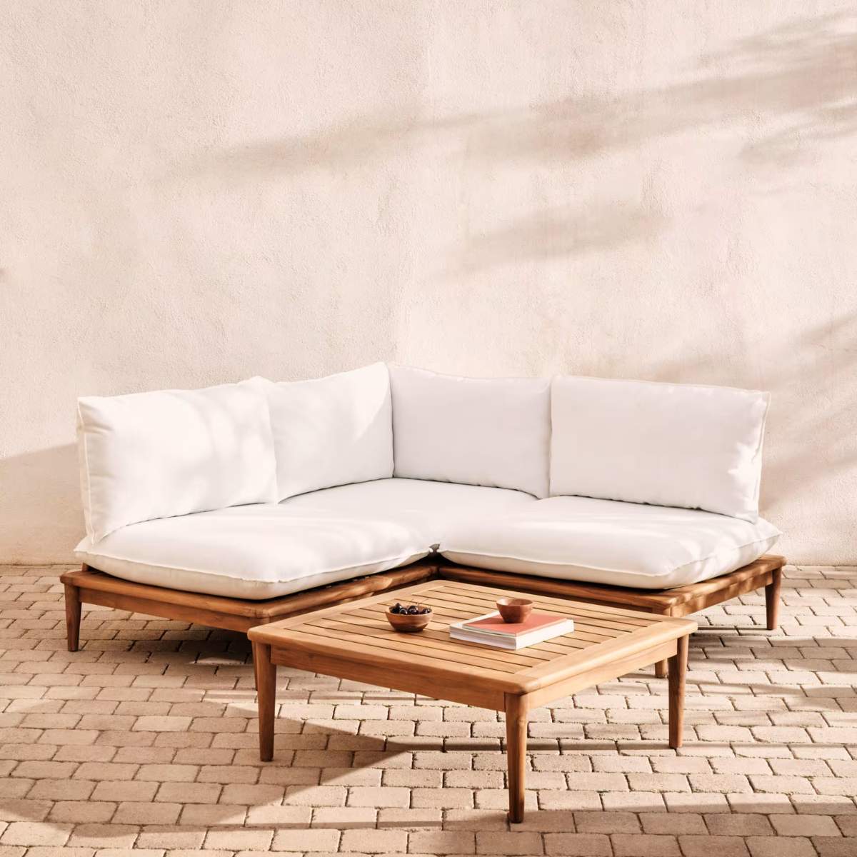 Kave Home Portitxol solid teak coffee table, 80 x 80 cm - Image 7