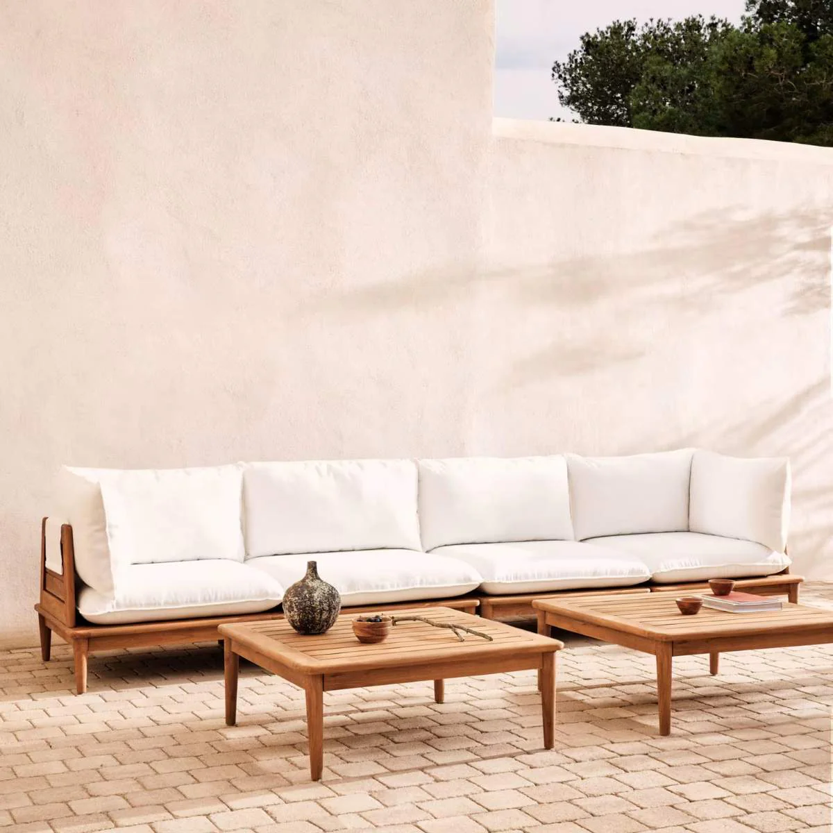 Kave Home Portitxol solid teak coffee table, 80 x 80 cm - Image 9