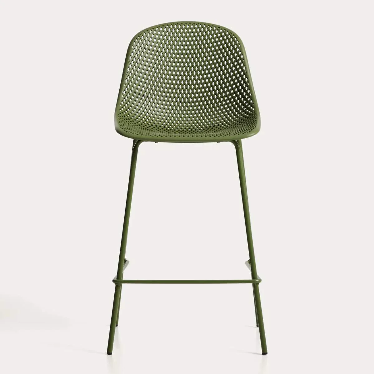 Kave Home Quinby brown outdoor stool 65cm - Image 13