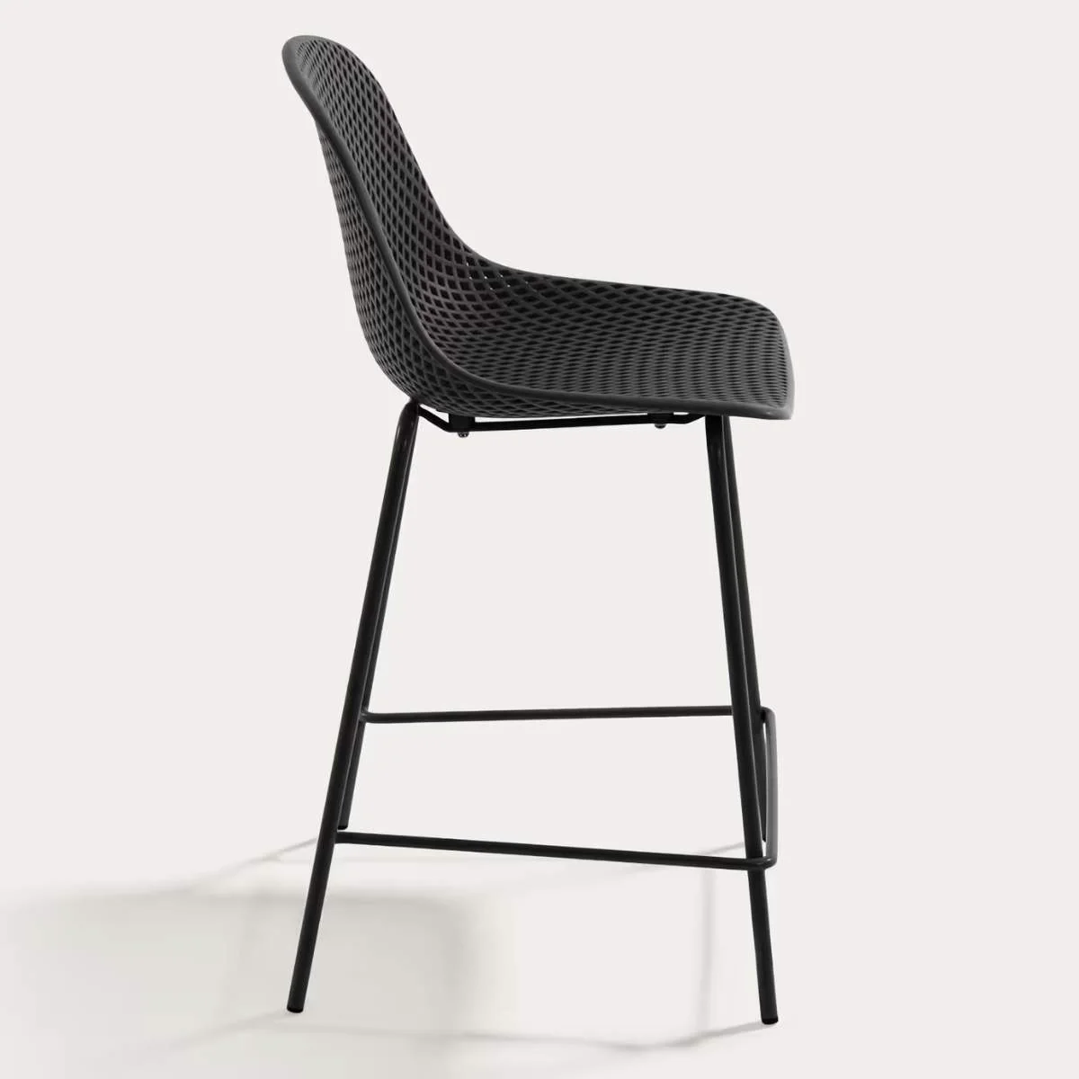 Kave Home Quinby brown outdoor stool 65cm - Image 24