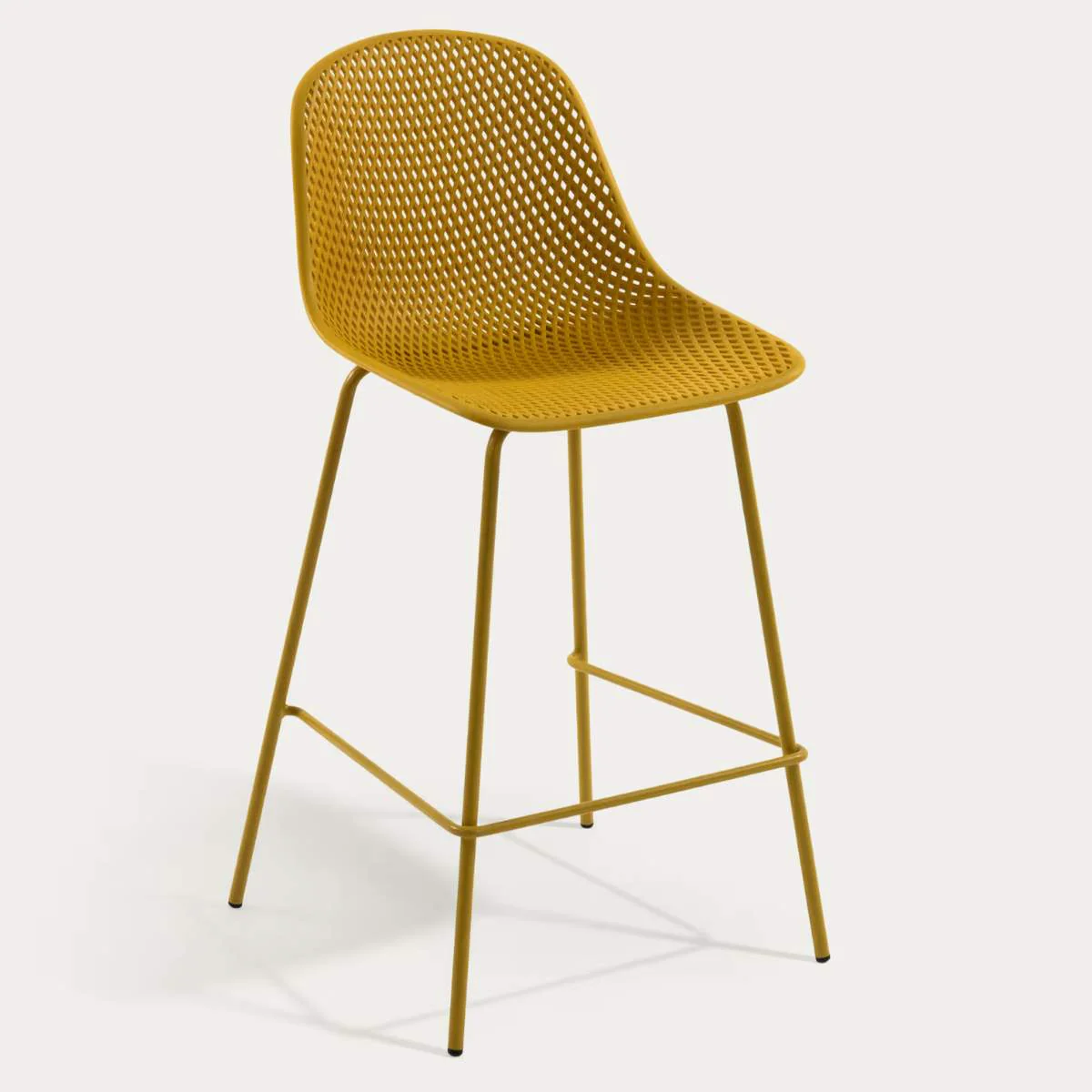 Kave Home Quinby brown outdoor stool 75cm - Image 3