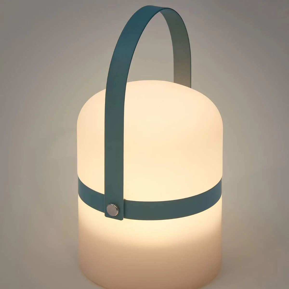 Kave Home Ridley mini LED table lamp in blue polyethylene - Image 13