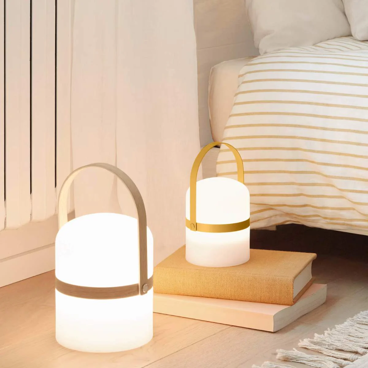 Kave Home Ridley mini LED table lamp in blue polyethylene - Image 20