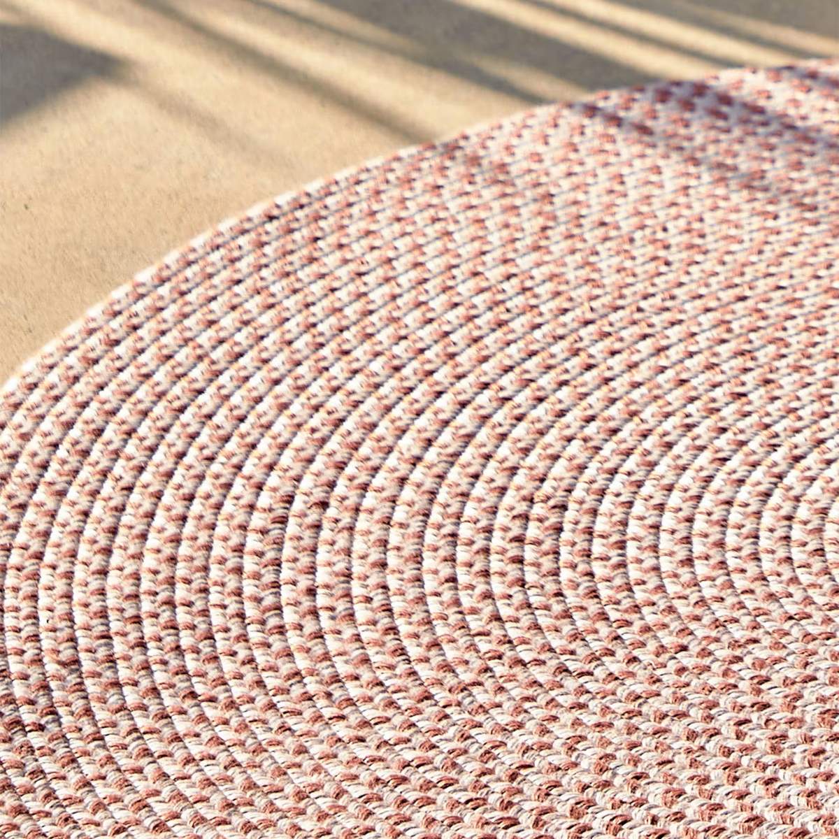 Kave Home Rodhe 100% PET rug in terracotta Ø 150 cm - Image 6