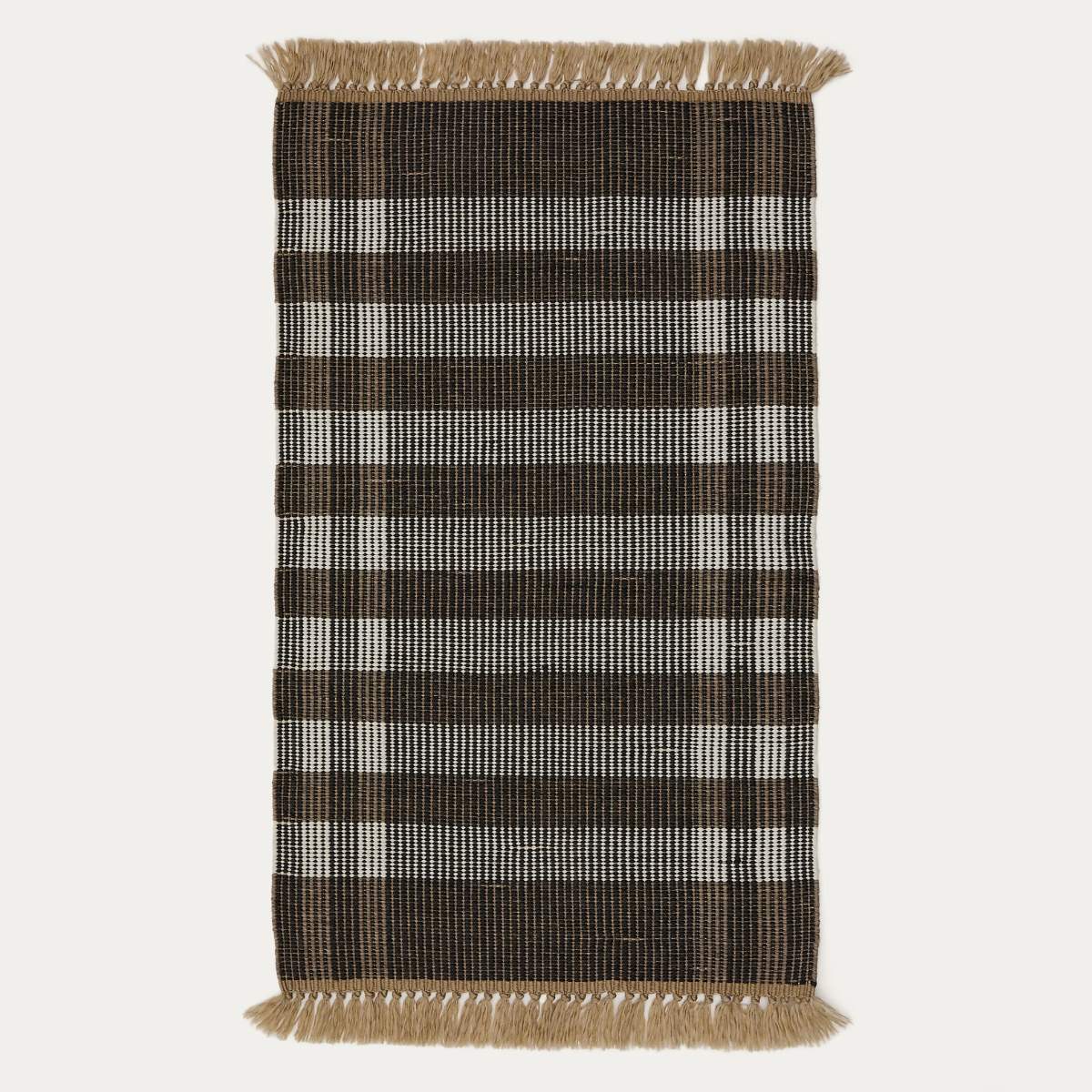 Kave Home Rug Barani in synthetic fibers brown and beige 60 x 90 cm - Image 2