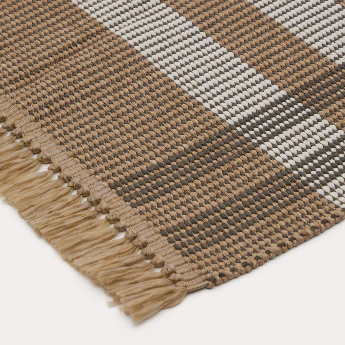 Kave Home Rug Barani in synthetic fibers brown and beige 60 x 90 cm - Image 3