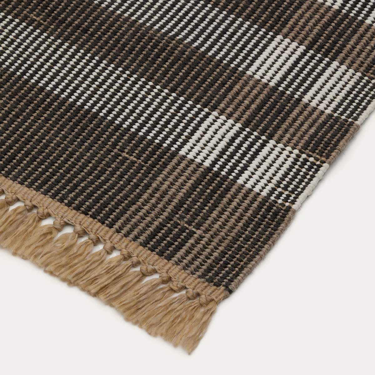 Kave Home Rug Barani in synthetic fibers brown and beige 60 x 90 cm - Image 5