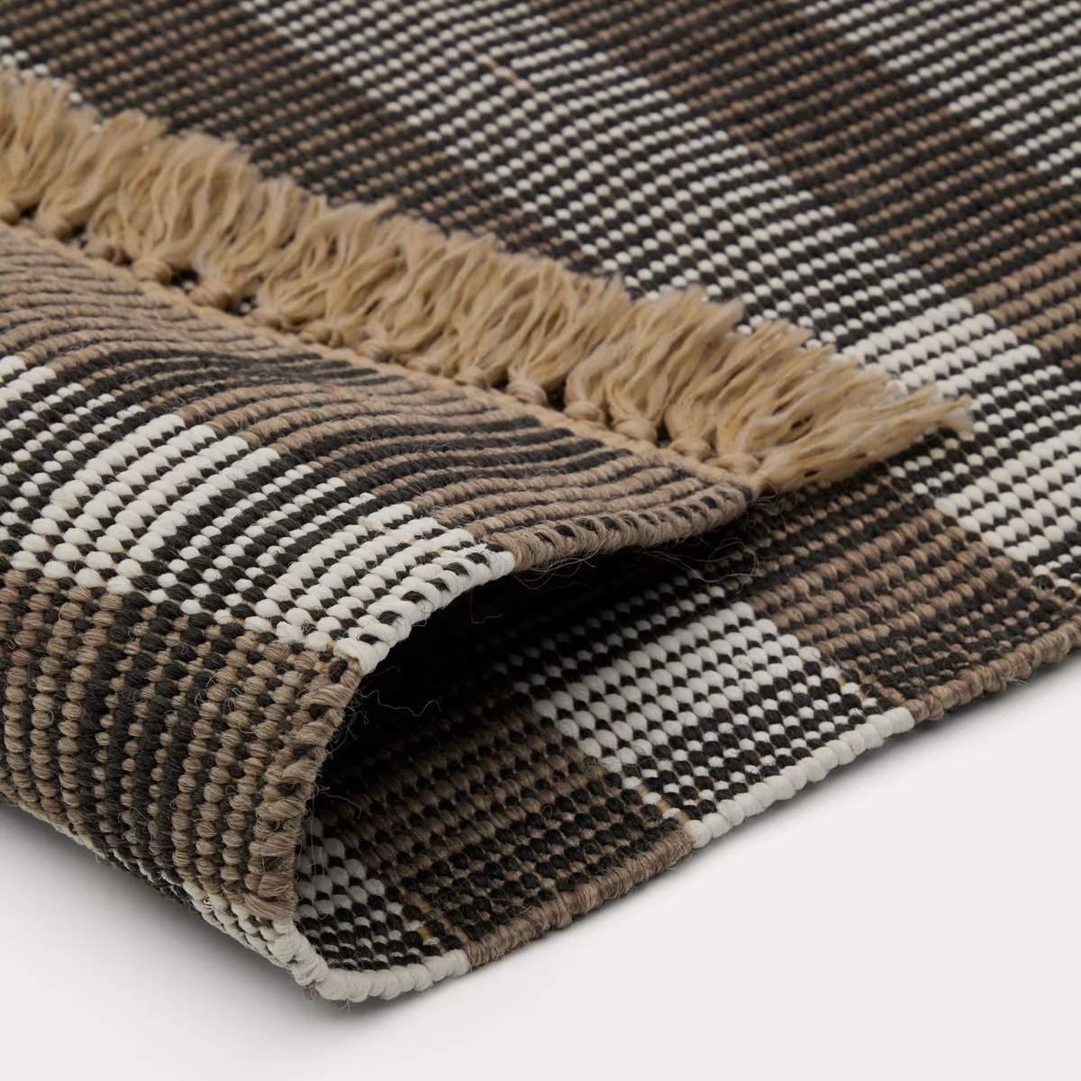 Kave Home Rug Barani in synthetic fibers brown and beige 60 x 90 cm - Image 6