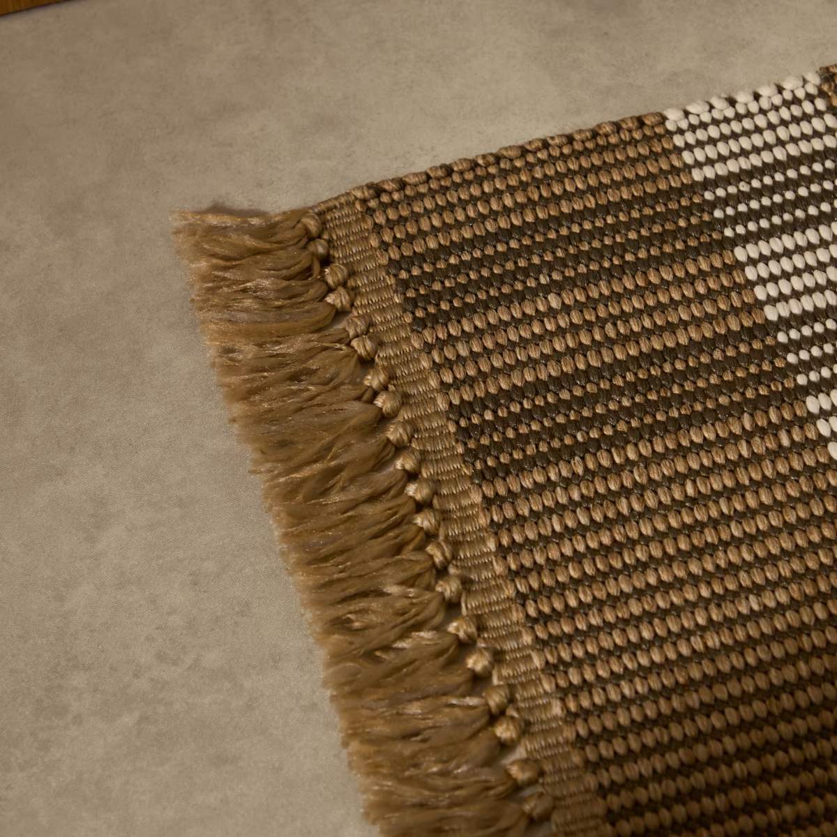 Kave Home Rug Barani in synthetic fibers brown and beige 60 x 90 cm - Image 8