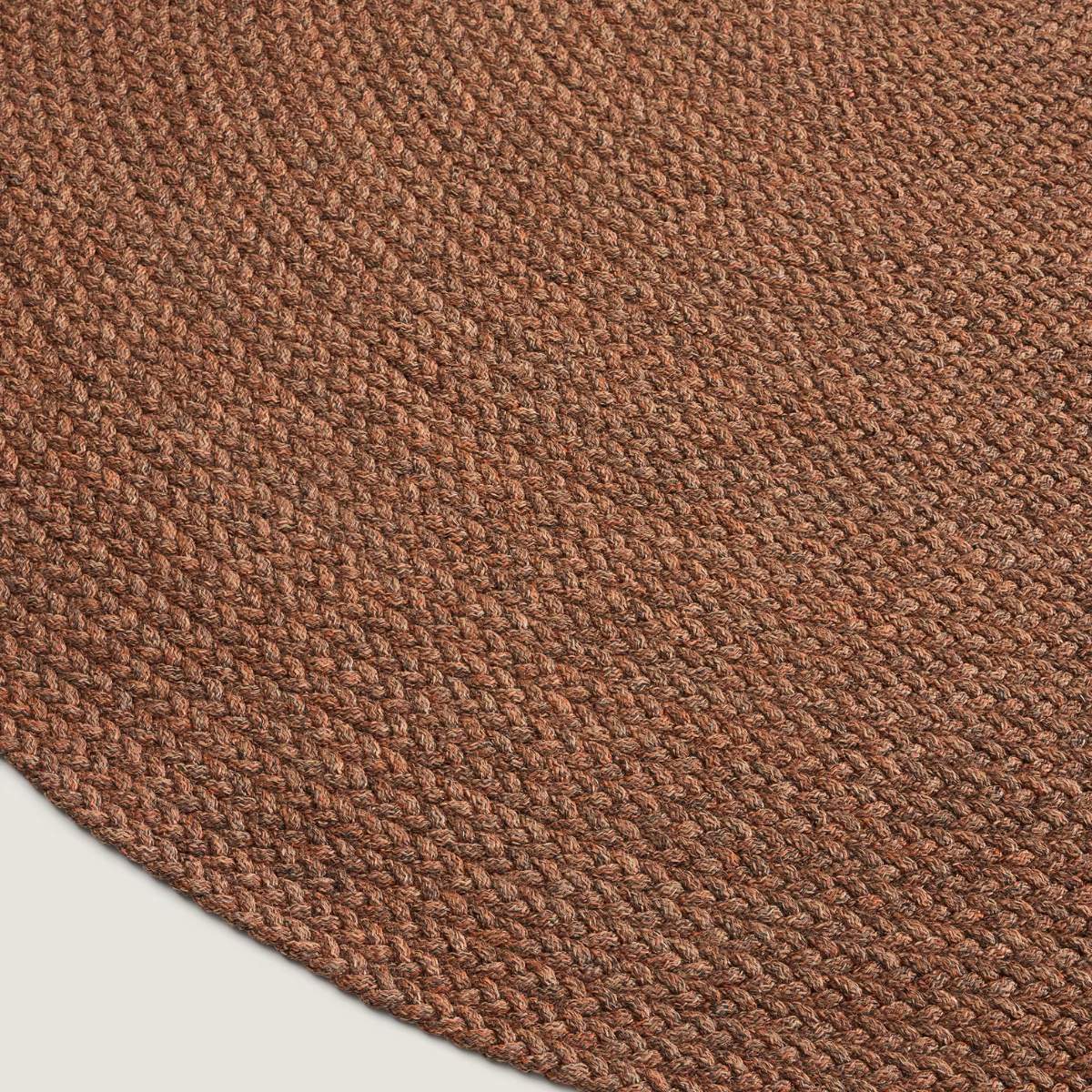 Kave Home Rug Despas in synthetic fibers terracotta Ø200 cm - Image 2