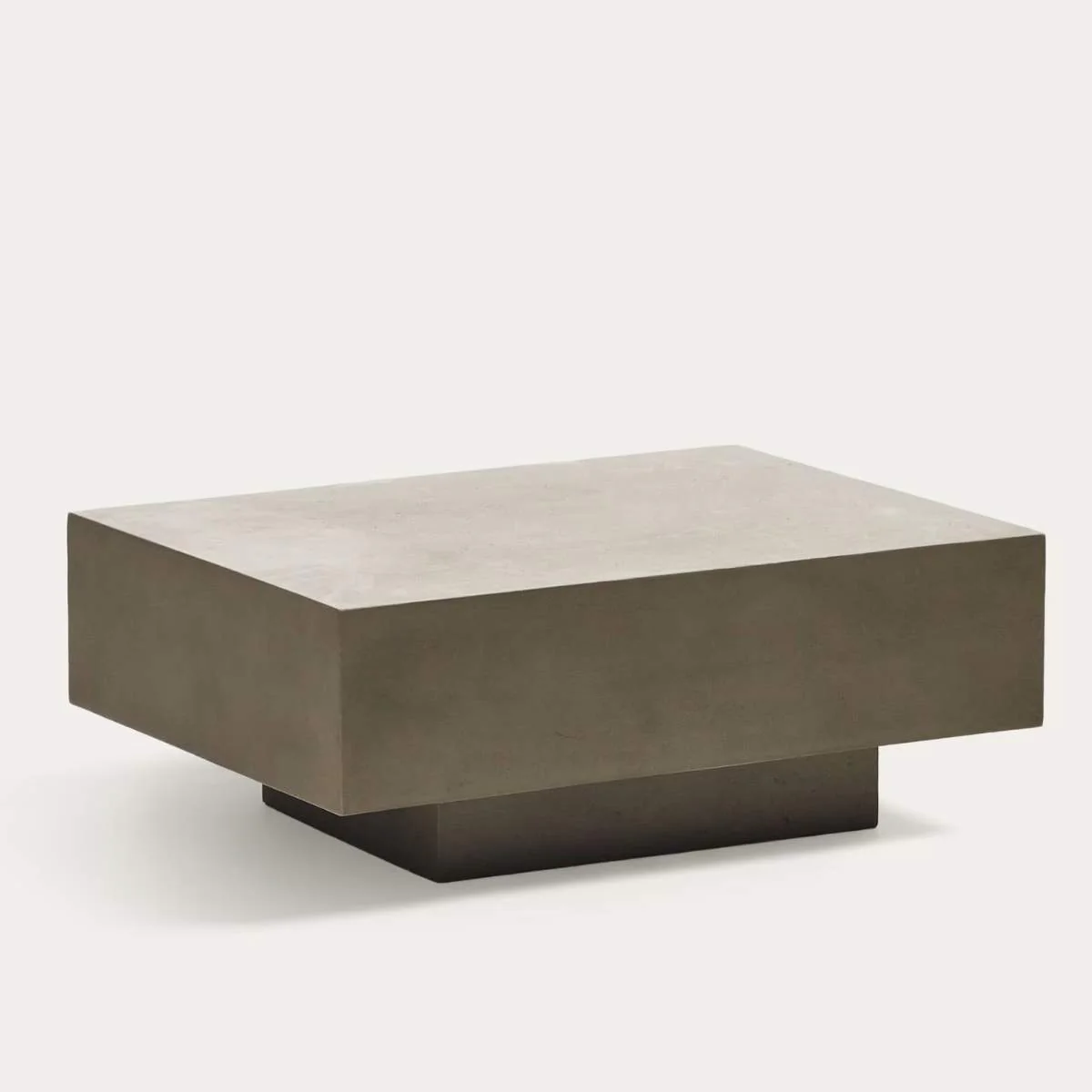 Kave Home Rustella cement coffee table, 80 x 60 cm - Image 2