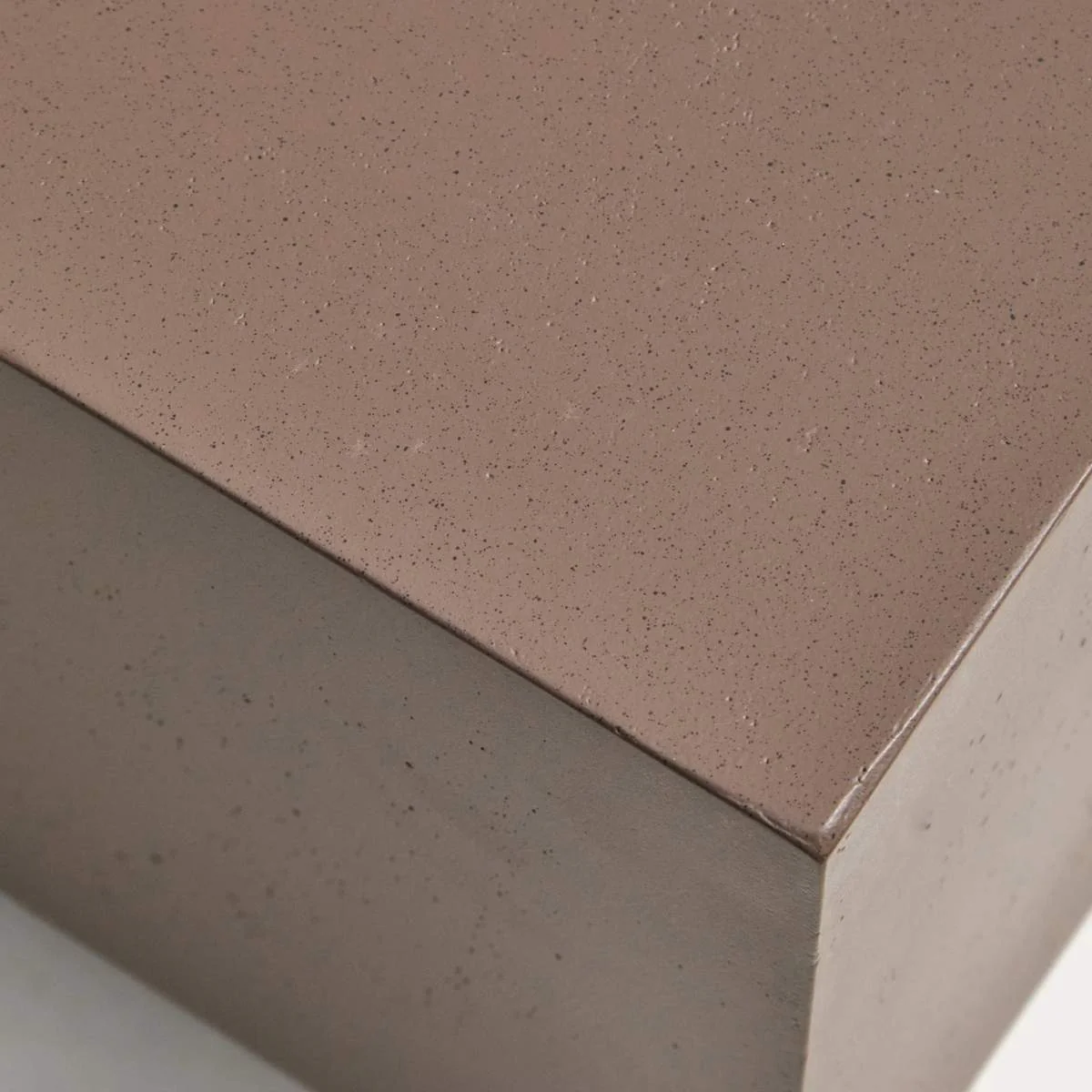 Kave Home Rustella coffee table in brown concrete 80 x 60cm - Image 5