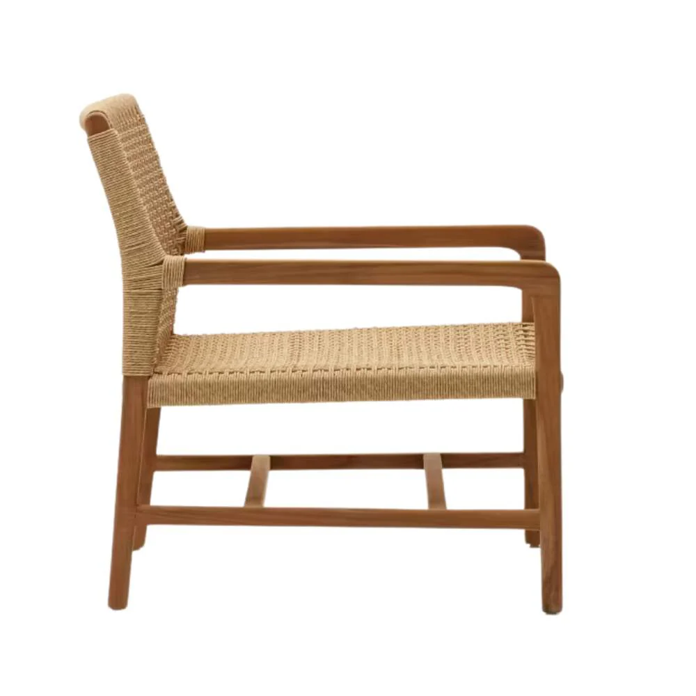 Kave Home Sabolla Armchair in Solid Teak - Image 3