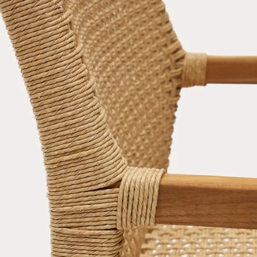 Kave Home Sabolla Armchair in Solid Teak - Image 7
