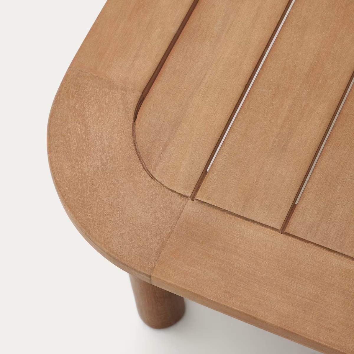 Kave Home Sacova solid eucalyptus wood coffee table, 100% outdoor suitable 140 x 89 cm - Image 3