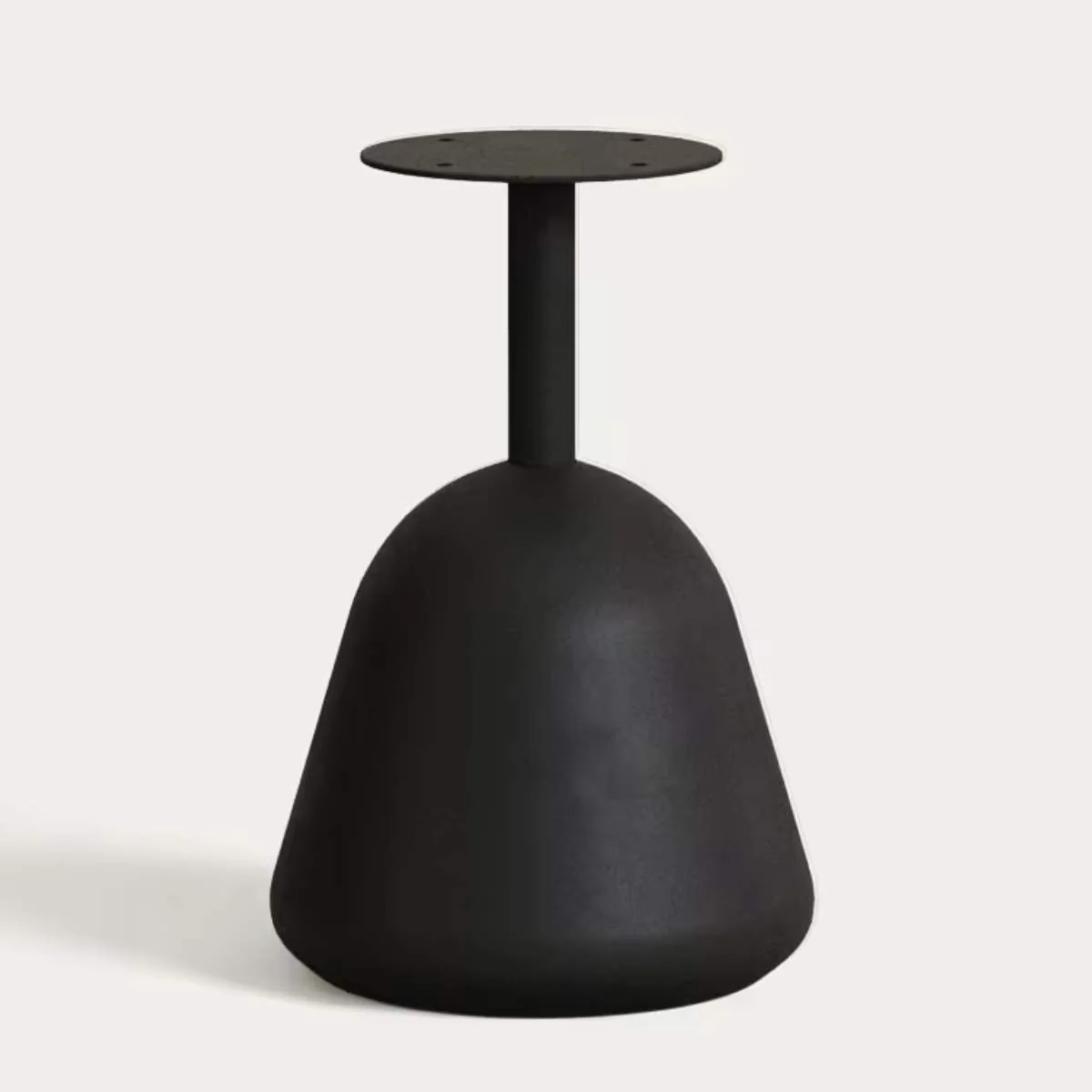 Kave Home Saura black metal coffee table with natural acacia top, 45 x Ø43 cm FSC 100% - Image 2