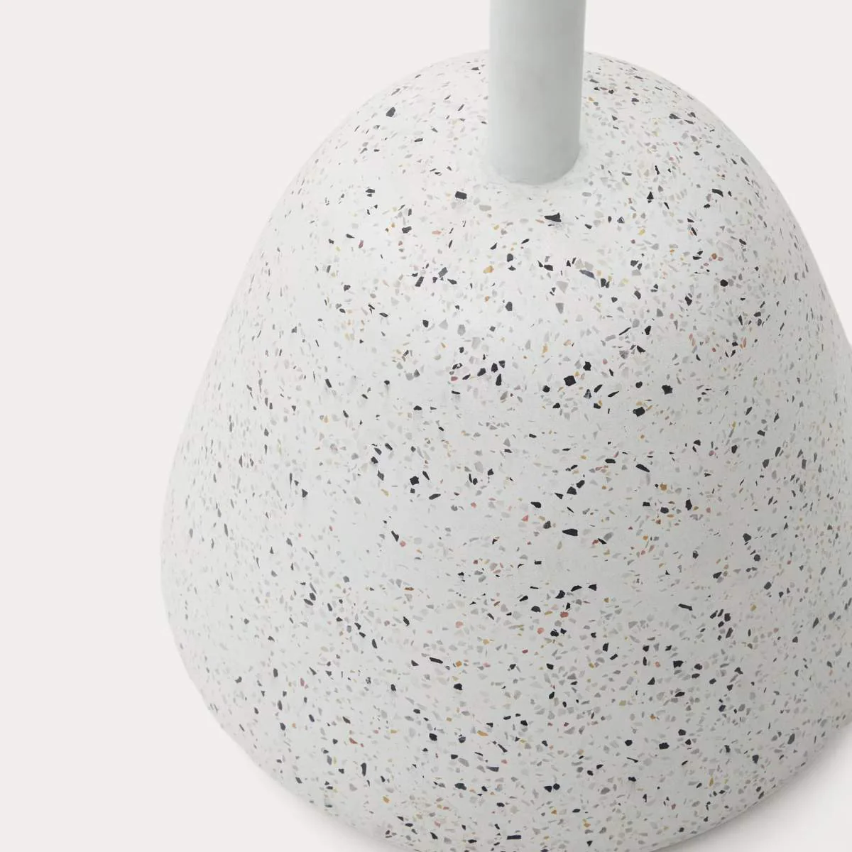 Kave Home Saura Table in white terrazzo with a white terrazzo top, 75 x Ø70. - Image 3
