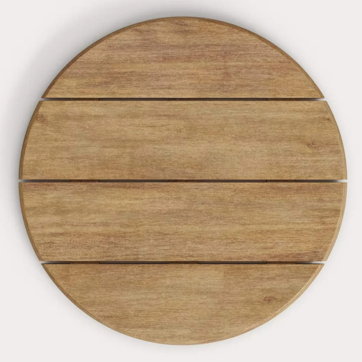 Kave Home Saura coffee table with white terrazzo and natural acacia top, 32 x Ø55 cm FSC 100% - Image 3
