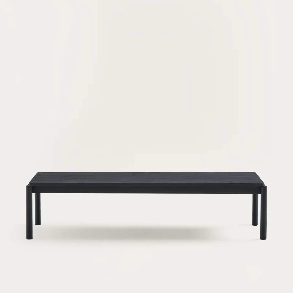 Kave Home Sorells coffee table in green aluminum 63 x 144,6 cm - Image 2