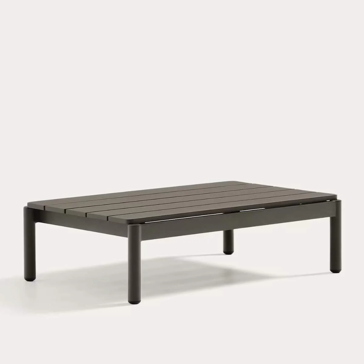 Kave Home Sorells coffee table in green aluminum 52,4 x 91 cm - Image 3