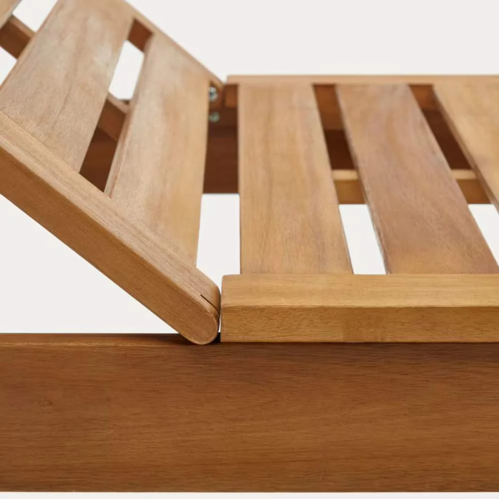 Kave Home Sulamita Outdoor Sun Lounger Made from Solid Acacia Wood FSC 100% - Image 8