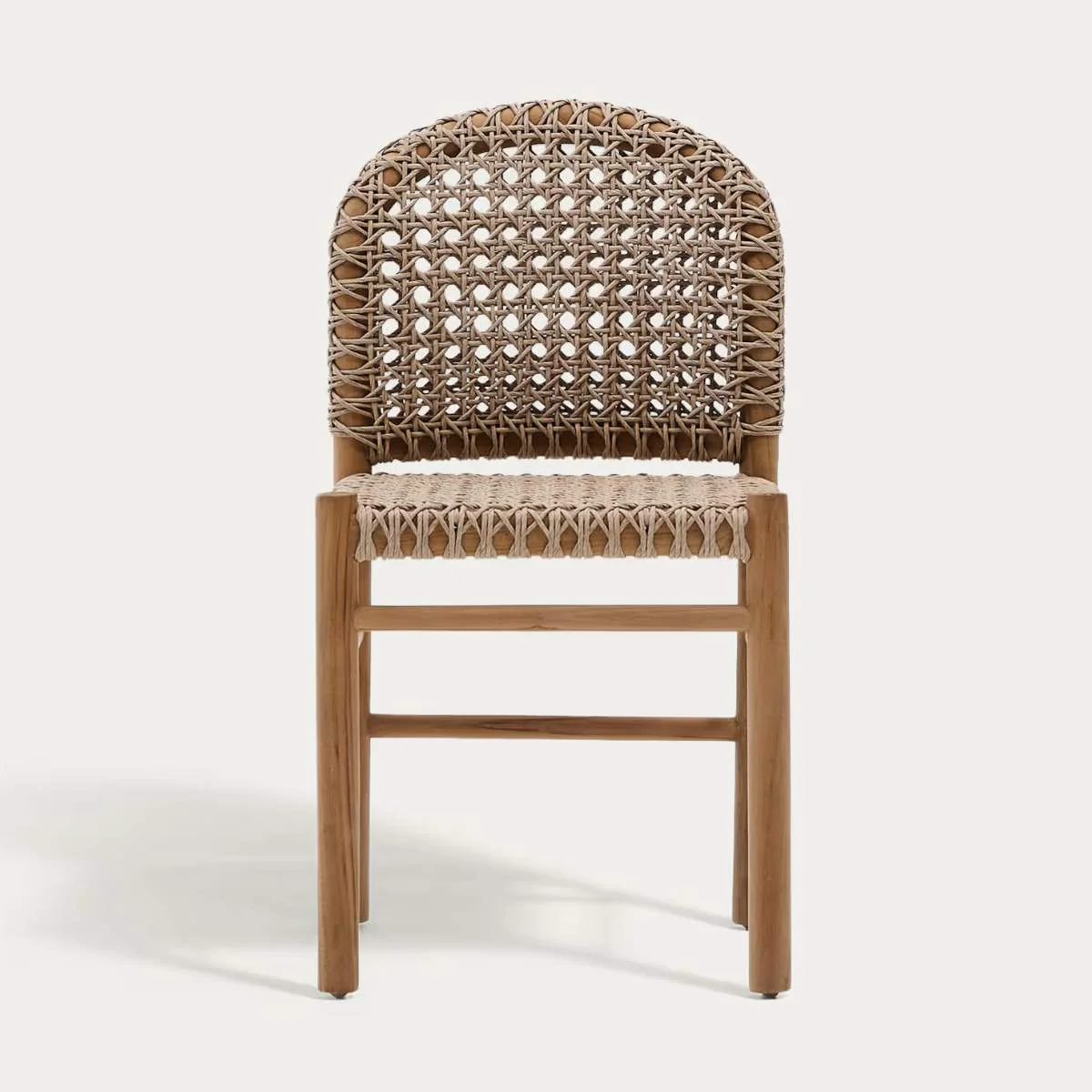 Kave Home Tavira outdoor chair in solid teak wood - Image 3