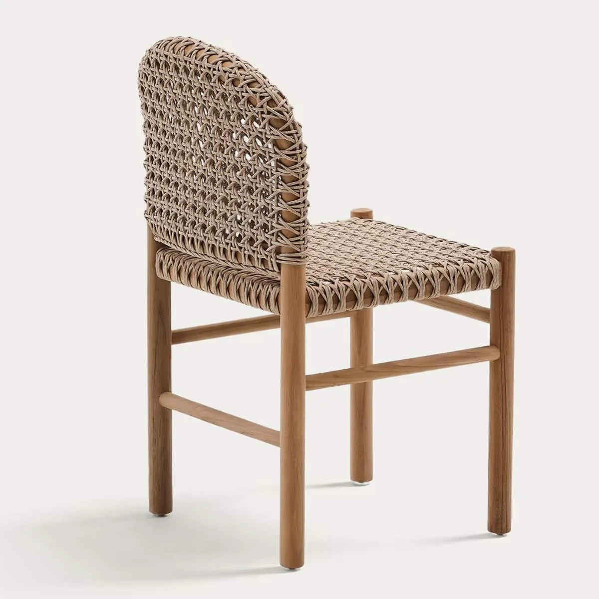 Kave Home Tavira outdoor chair in solid teak wood - Image 4