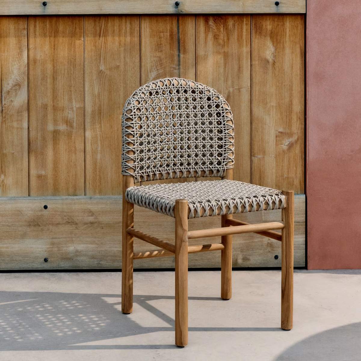 Kave Home Tavira outdoor chair in solid teak wood - Image 9