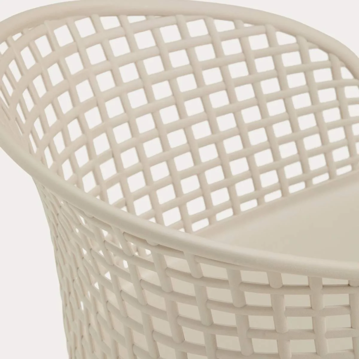Kave Home Tenaro green plastic outdoor chair with steel structure - Image 16