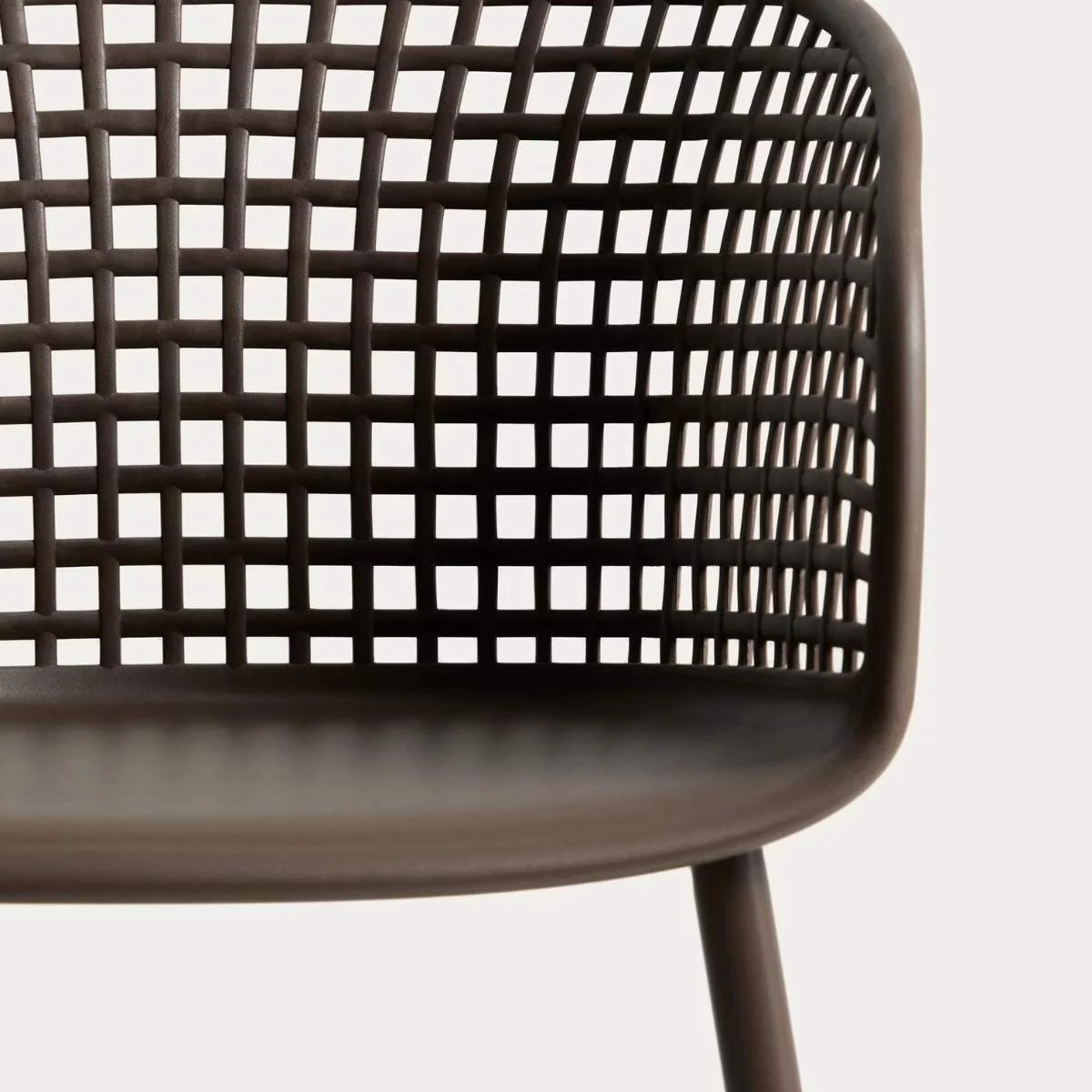 Kave Home Tenaro green plastic outdoor chair with steel structure - Image 22