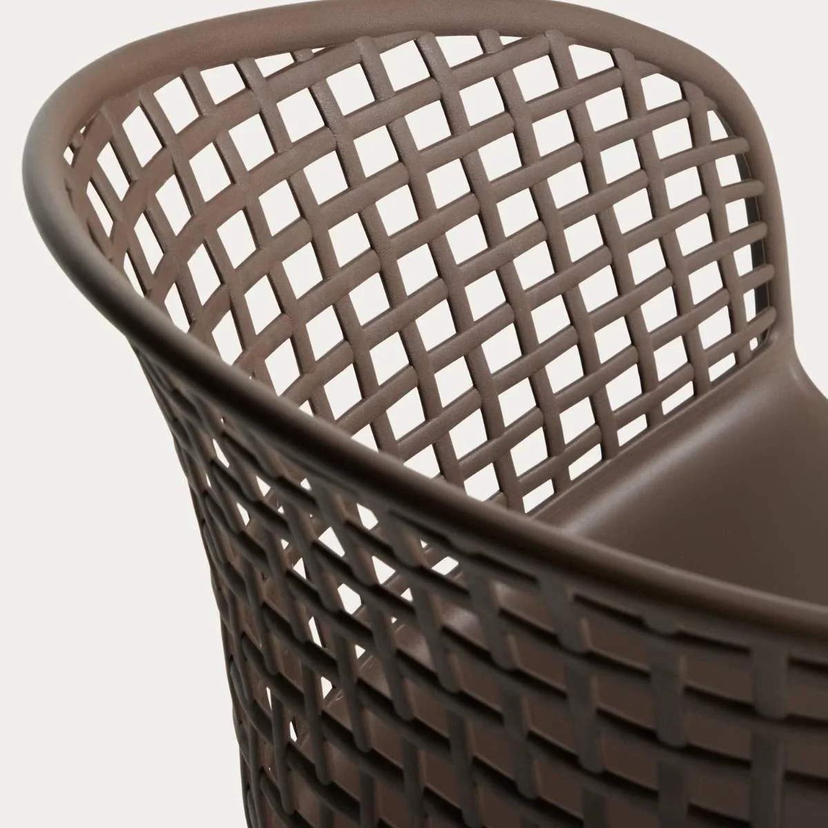 Kave Home Tenaro green plastic outdoor chair with steel structure - Image 24