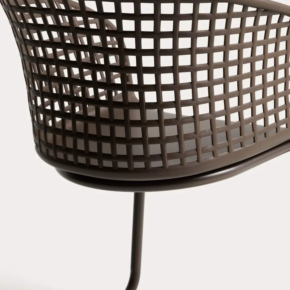 Kave Home Tenaro green plastic outdoor chair with steel structure - Image 25
