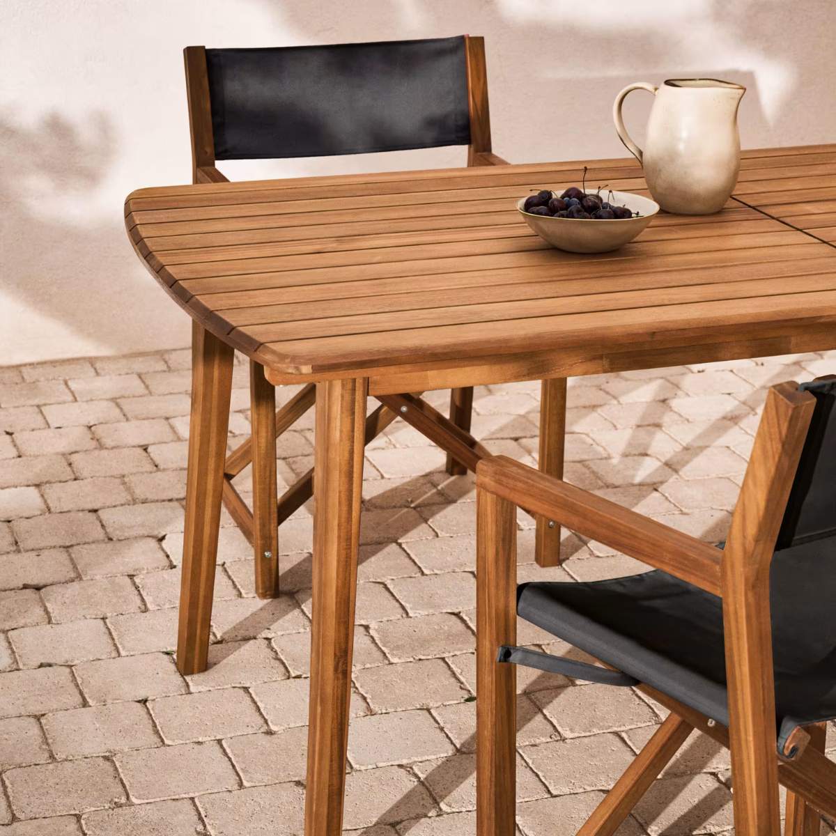 Kave Home Thianna extendable outdoor table made from solid acacia wood, 180 (240) x 90 cm FSC 100% - Image 10