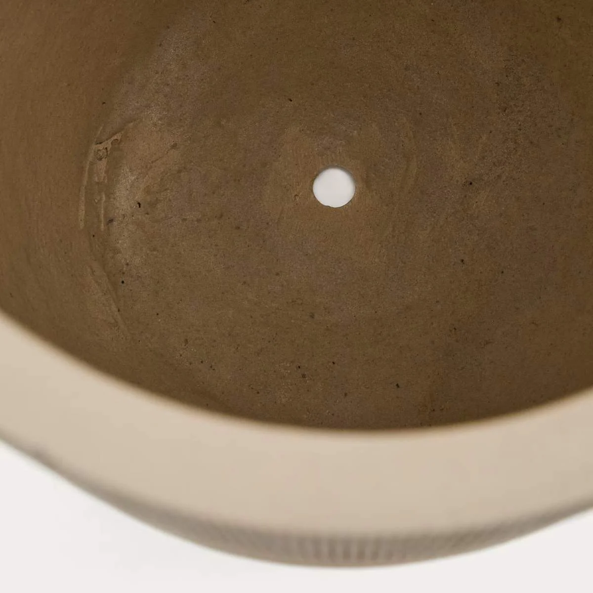Kave Home Tival beige cement-effect planter Ø 45 cm / Ø 32 cm - Image 4
