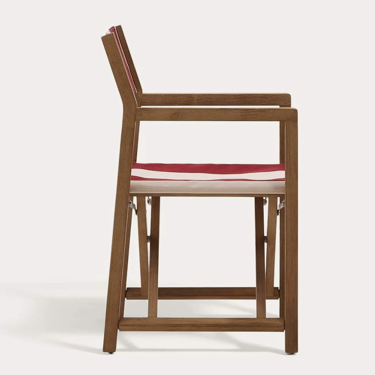 Kave Home Vilara blue and beige striped outdoor folding chair made of FSC 100% solid acacia wood - Image 22