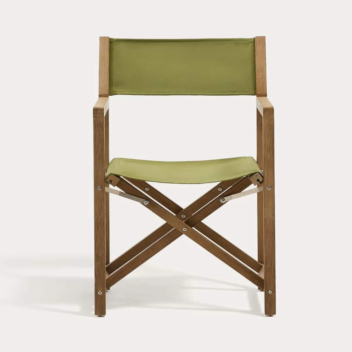 Kave Home Vilara blue and beige striped outdoor folding chair made of FSC 100% solid acacia wood - Image 32