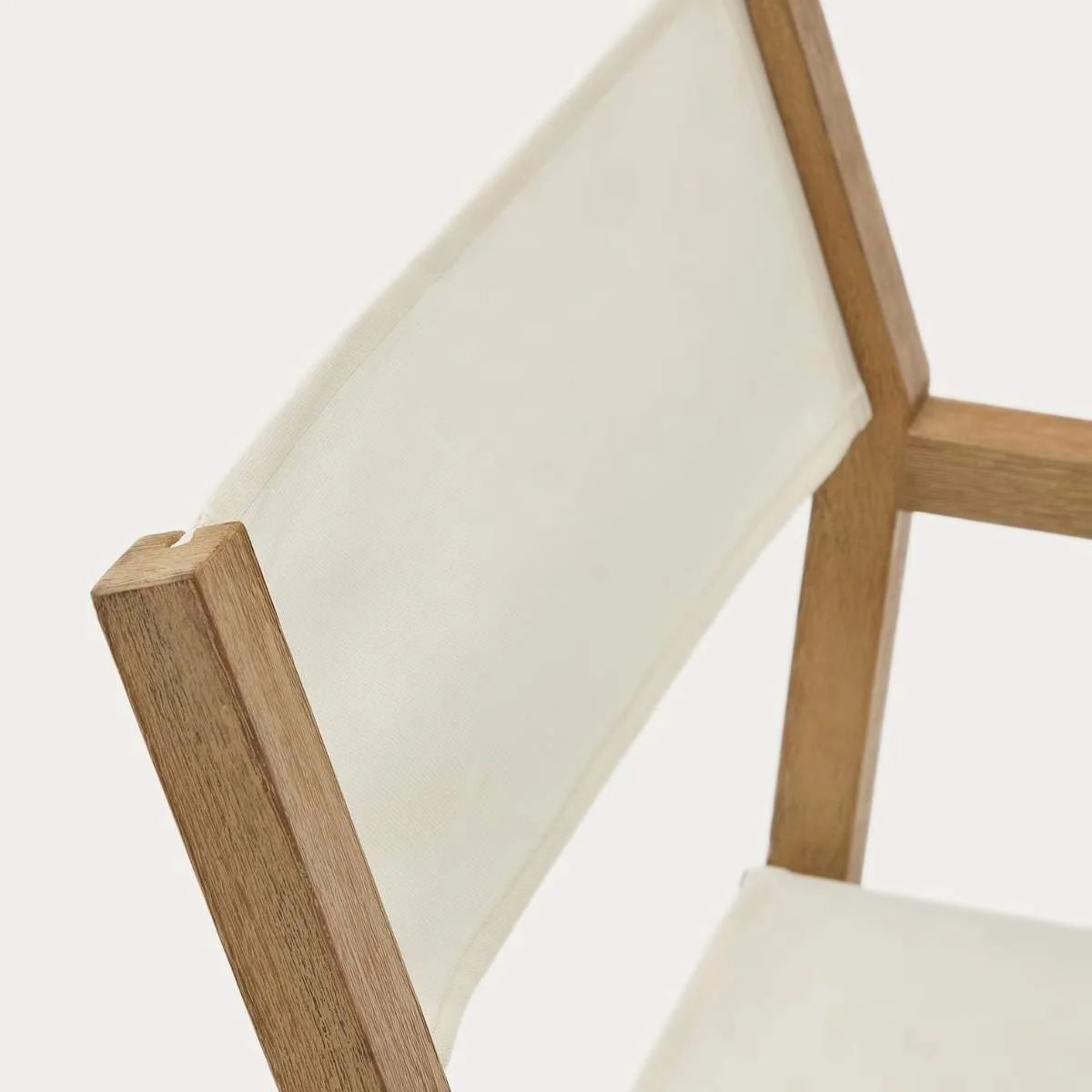 Kave Home Vilara blue and beige striped outdoor folding chair made of FSC 100% solid acacia wood - Image 43