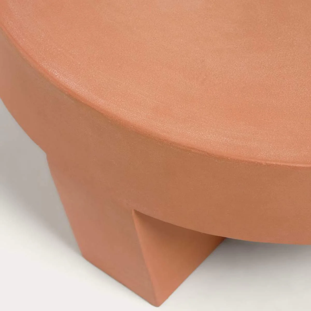 Kave Home Vilena round outdoor terracotta coffee table, Ø 60 cm - Image 2