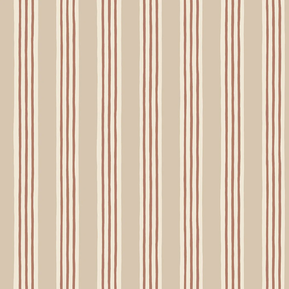 Josephine Munsey Kemble Stripe - Hibernnacle, Cromwell Stone and Saltridge - Roll - Image 3