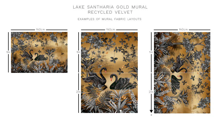 Avalana Lake Santharia Recycled Velvet Fabric - Image 2