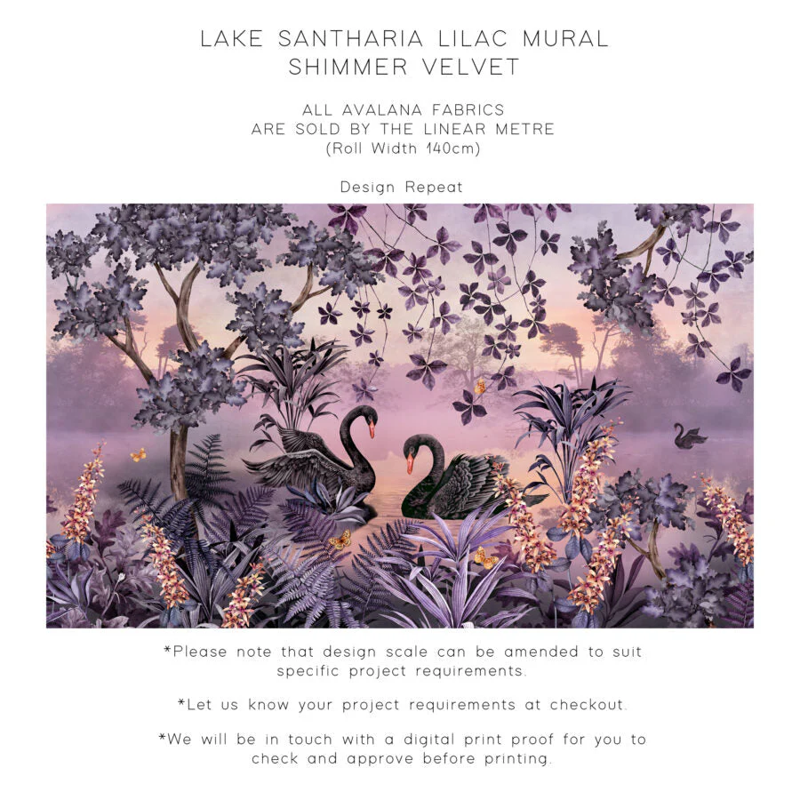 Avalana Lake Santharia Shimmer Velvet Fabric - Image 6