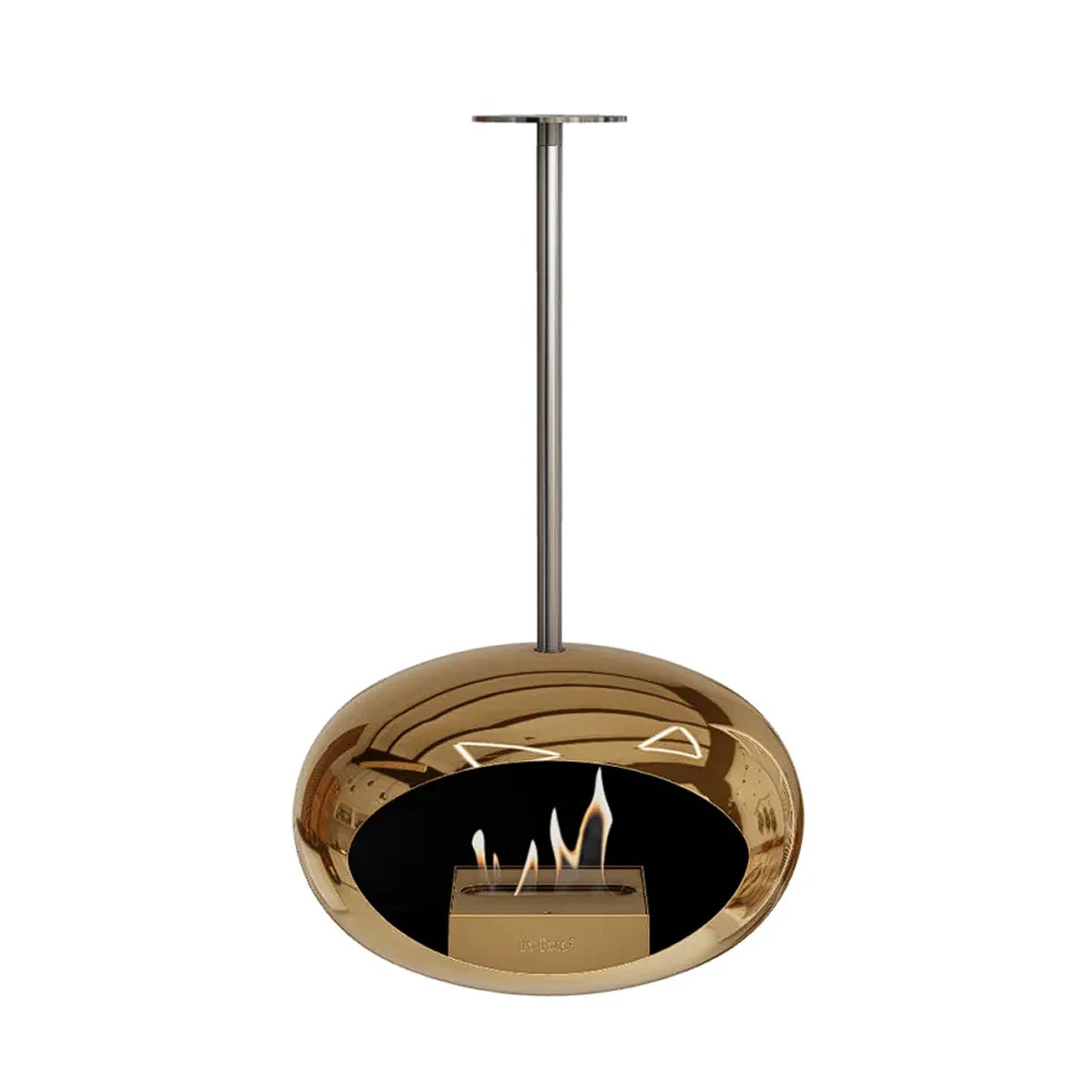 Le Feu Sky Bio Ethanol Fireplace - Chromed Rose Gold - Image 3