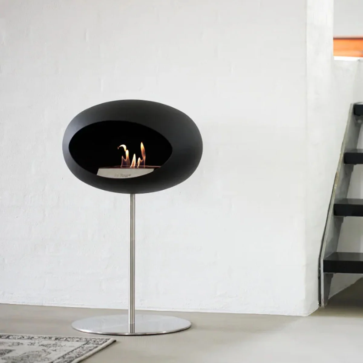 Le Feu Ground Steel Low - Black - 25mm Pole Width - Image 4