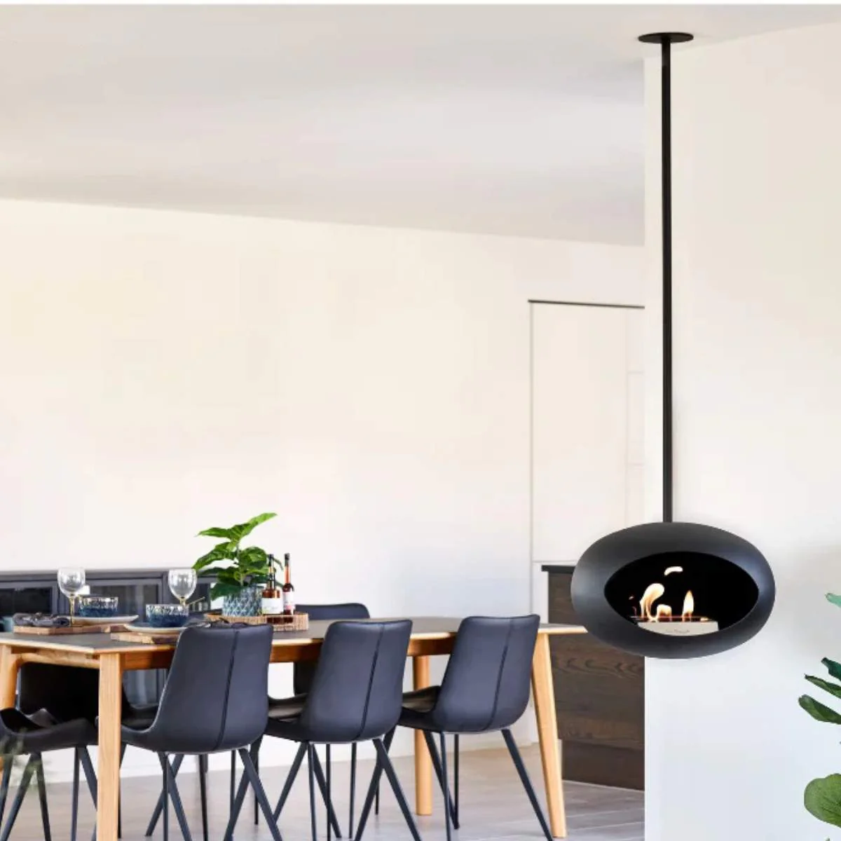 Le Feu Sky Bio Ethanol Fireplace - Black - Image 4