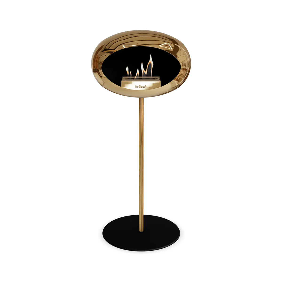 Le Feu Ground Steel High - Chromed Rose Gold - 25mm Pole Width - Image 3