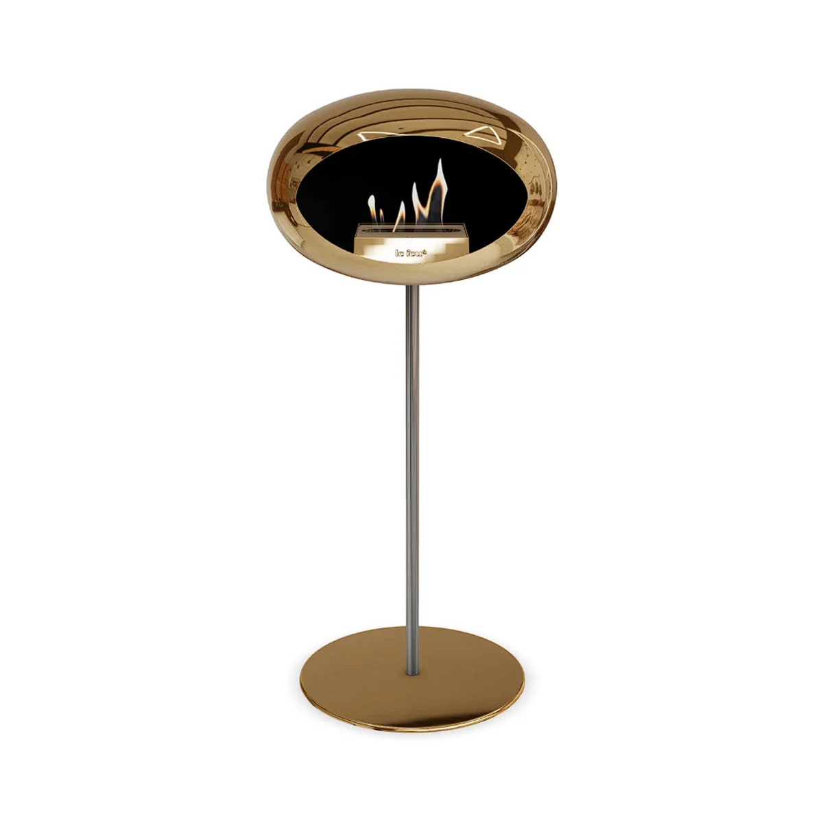 Le Feu Ground Steel High - Chromed Rose Gold - 25mm Pole Width - Image 5